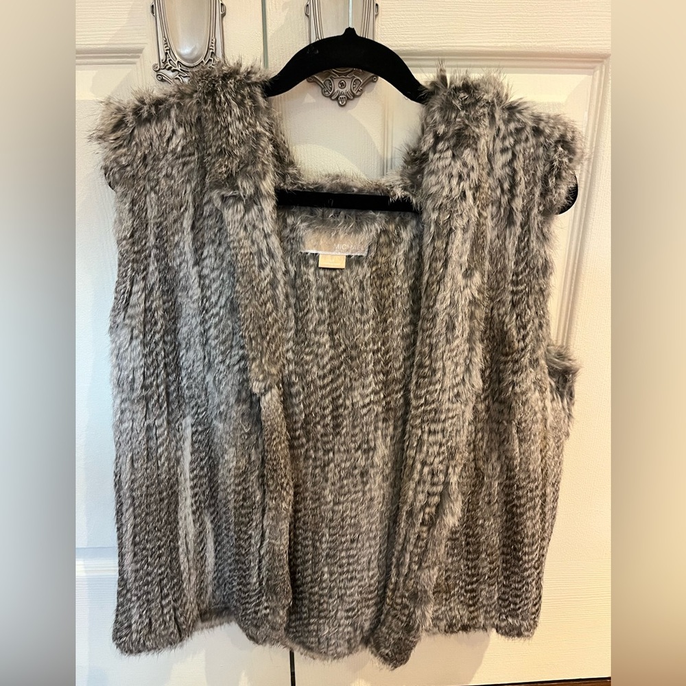 Michael Kors Grey Fur vest